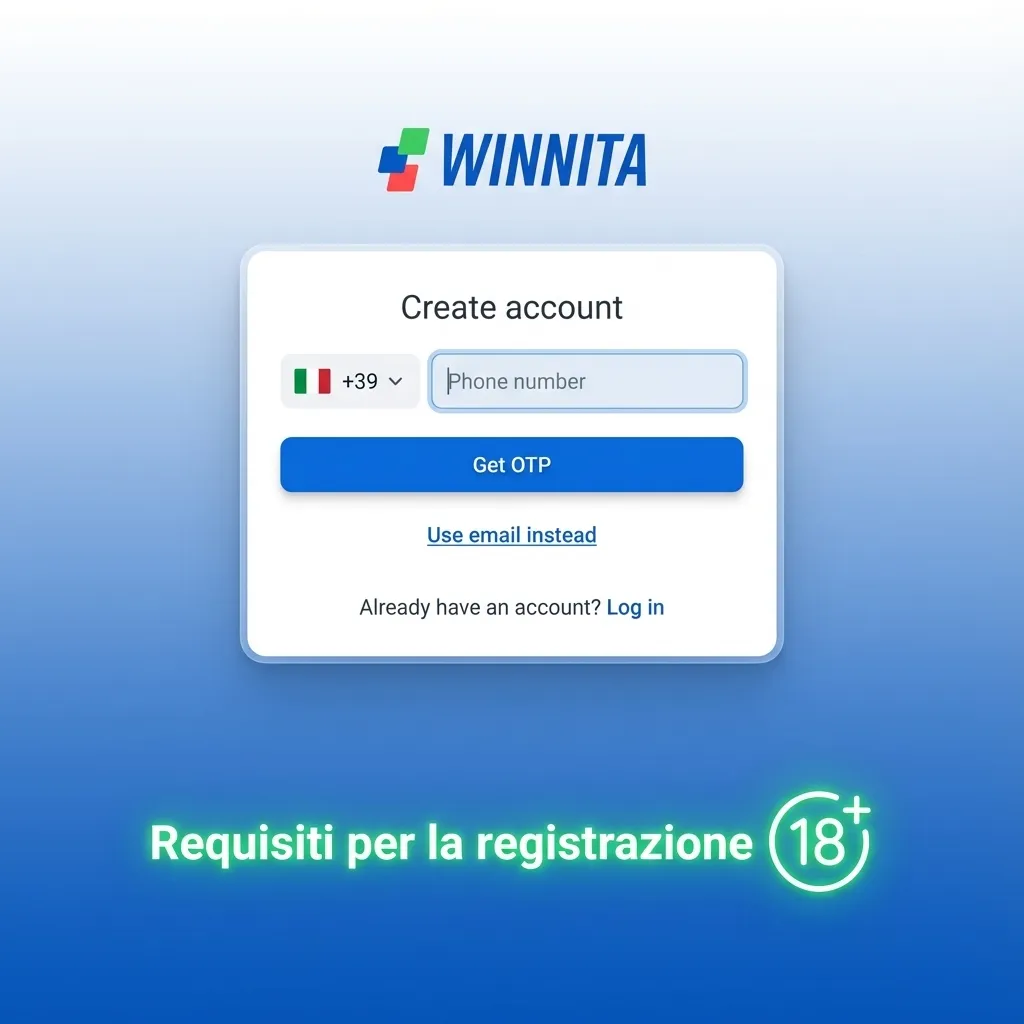 Schermata requisiti registrazione gioco d’azzardo online con icone: età minima, dati corretti, documento valido, conto unico, nessuna esclusione